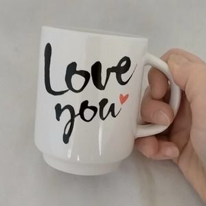 Love You heart Coffee mug